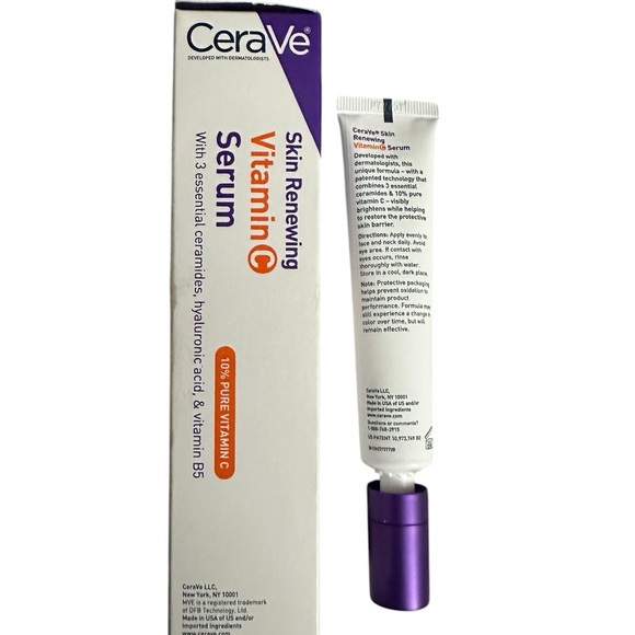 CeraVe Skin Renewing Vitamin C Serum New in Box 1oz - Picture 9 of 11